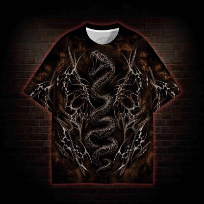 Skull Crescent Eco Graphic T-shirt