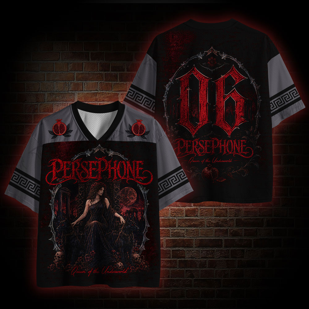 Persephone Queen of the Underworld Mesh Jersey