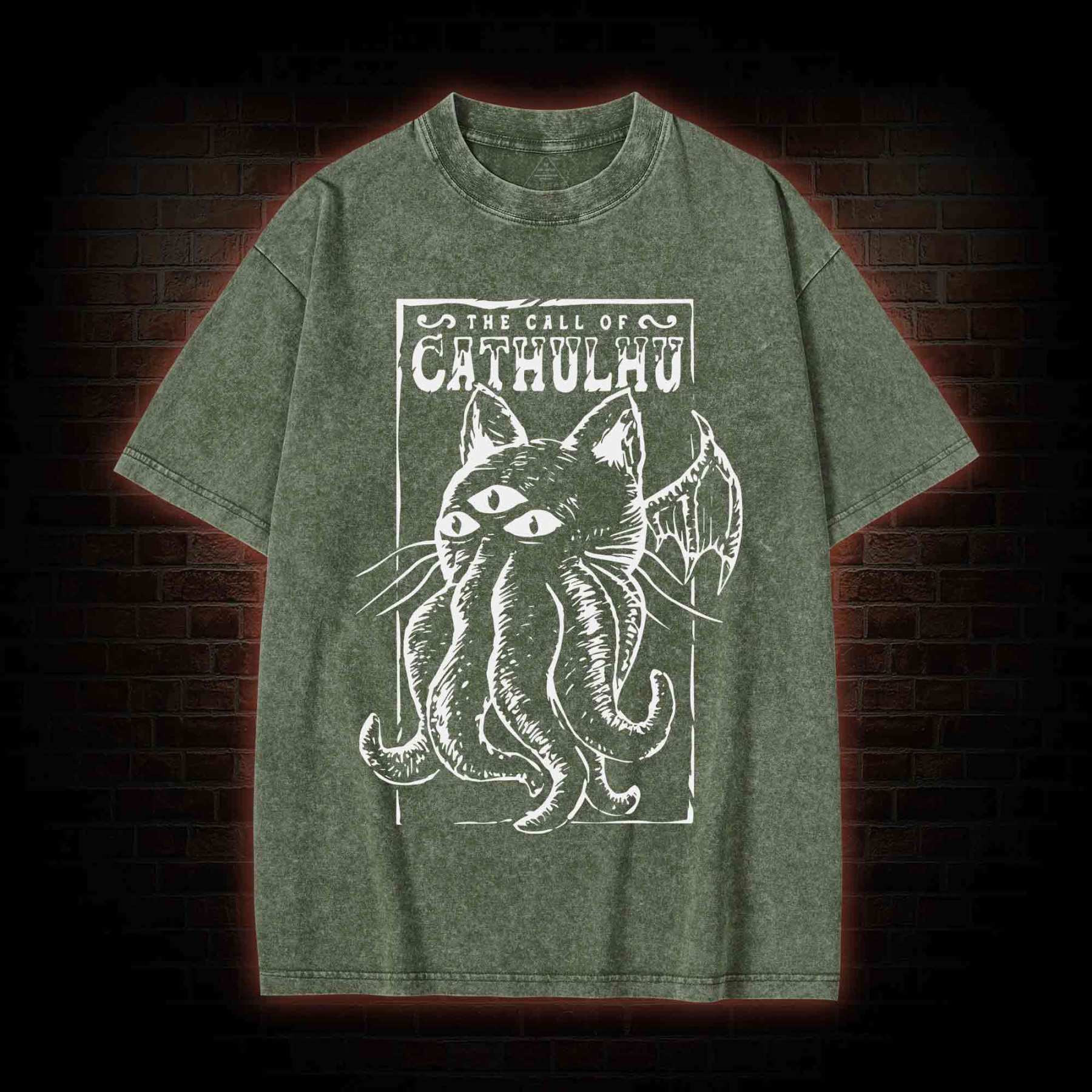 The Call Of Cathulhu Essential Washed T-Shirt