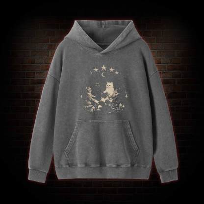 Cat Ritual Washed Hoodie