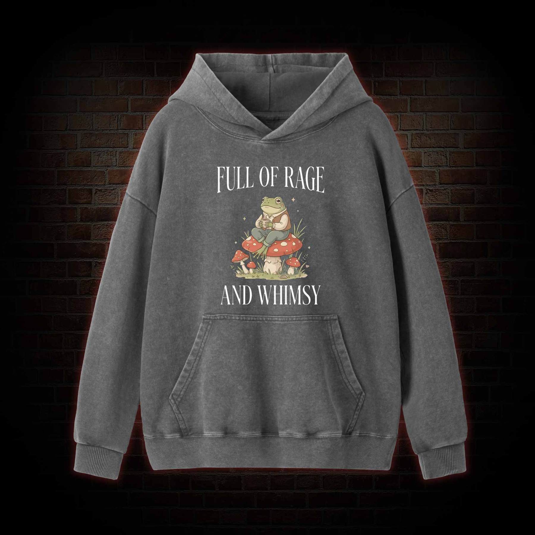 Full of Rage and Whimsy Washed Hoodie