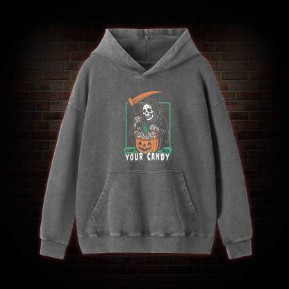 Always Check Your Candy Washed Hoodie