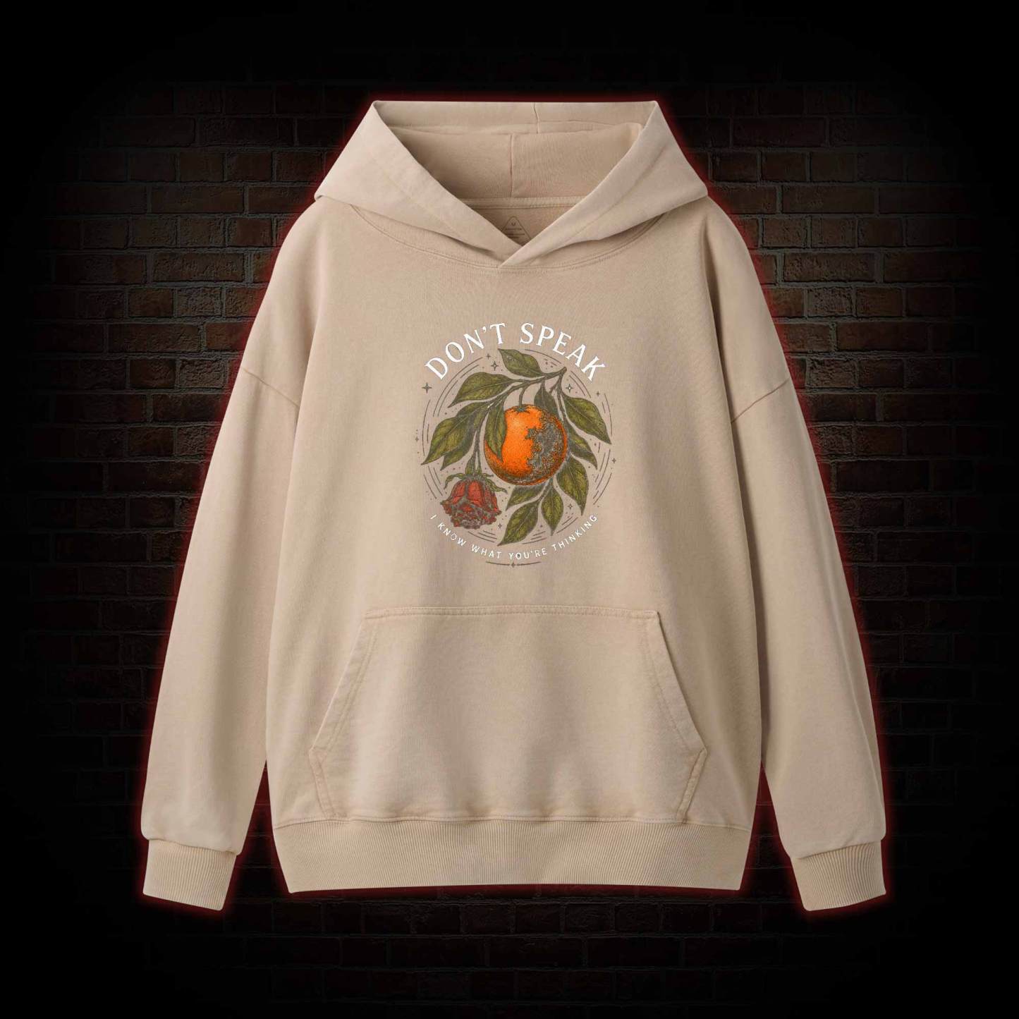 Don’t Speak Orange Washed Hoodie