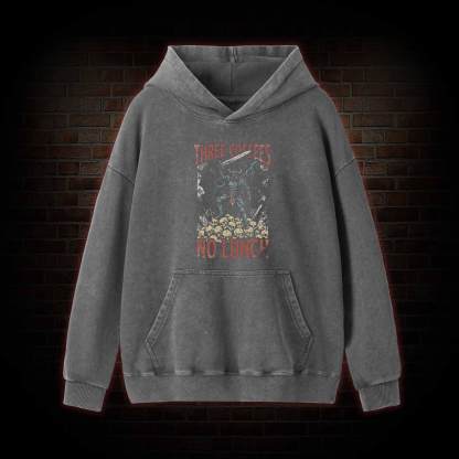 Three Coffees No Lunch Washed Hoodie