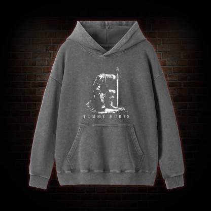 Dark Fantasy Knight Washed Hoodie