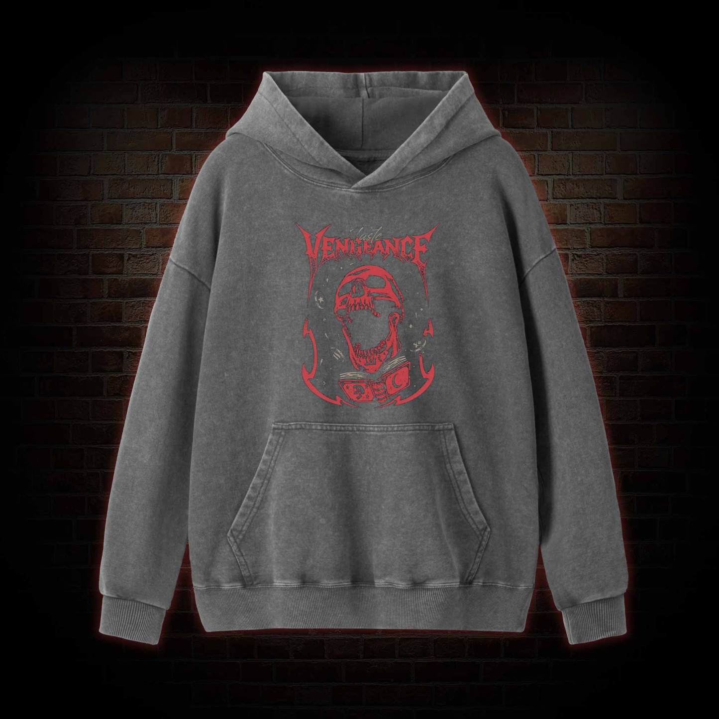 Taste Vengeance Washed Hoodie