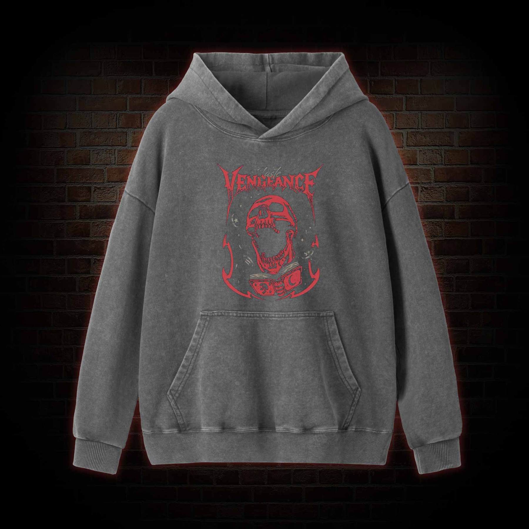 Taste Vengeance Washed Hoodie