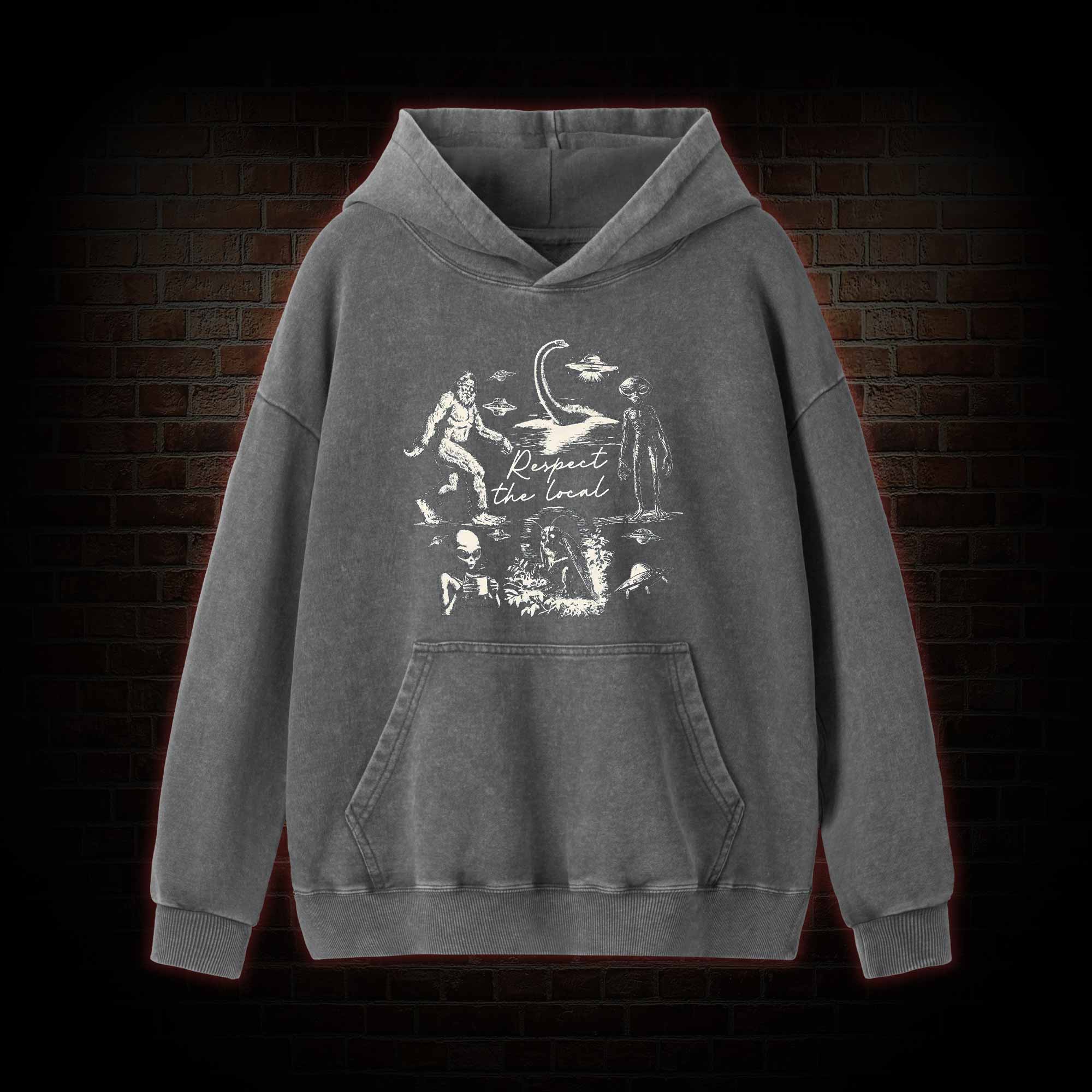Respect the Local Washed Hoodie