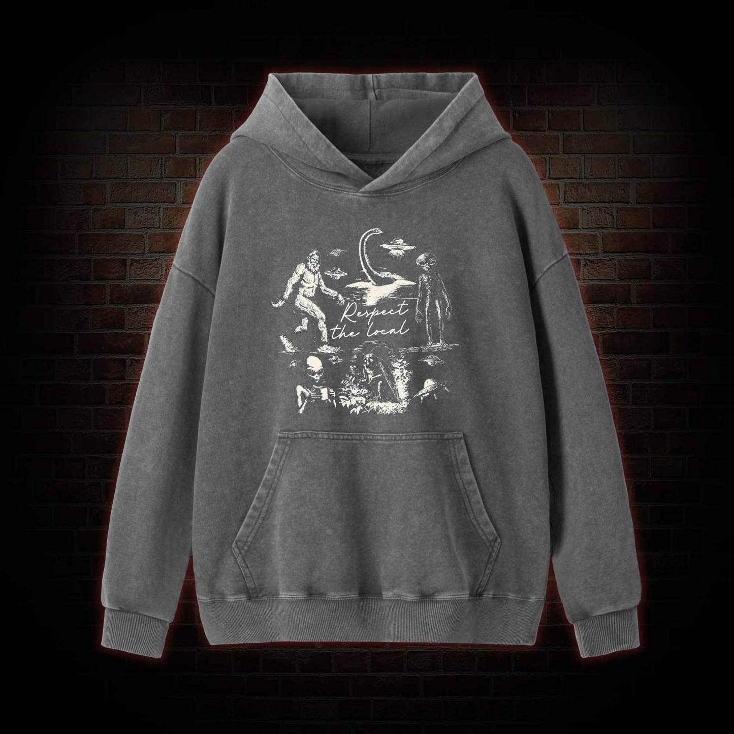 Respect the Local Washed Hoodie
