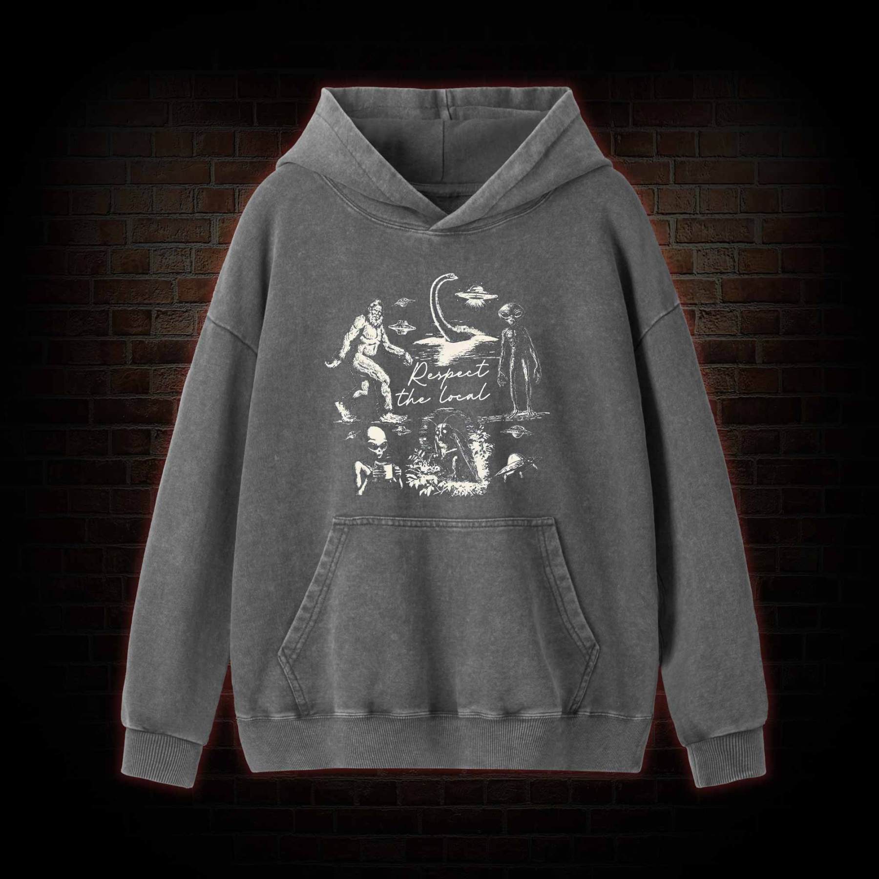 Respect the Local Washed Hoodie