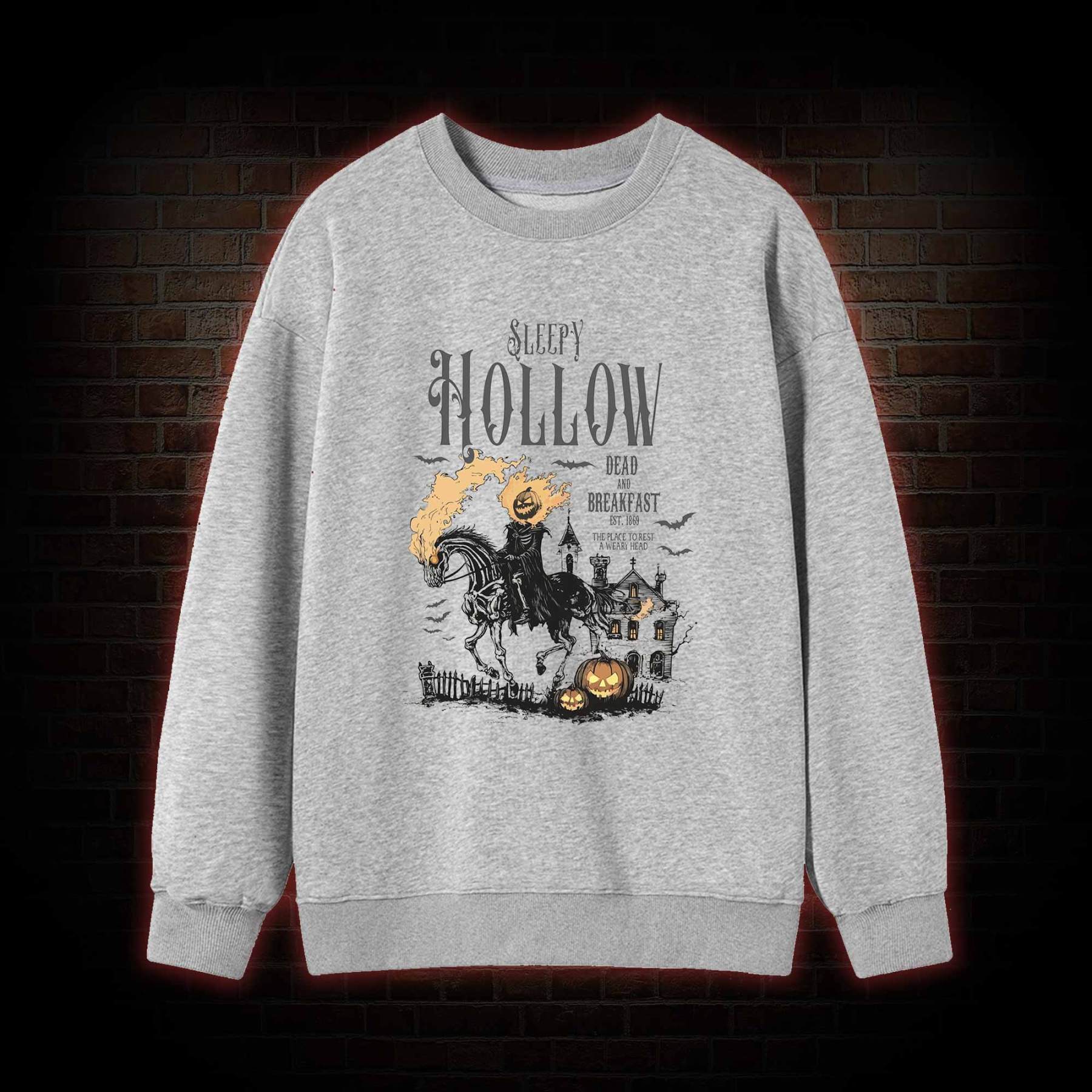 Comfort Colors Sleepy Hollow Halloween Sweatshirt
