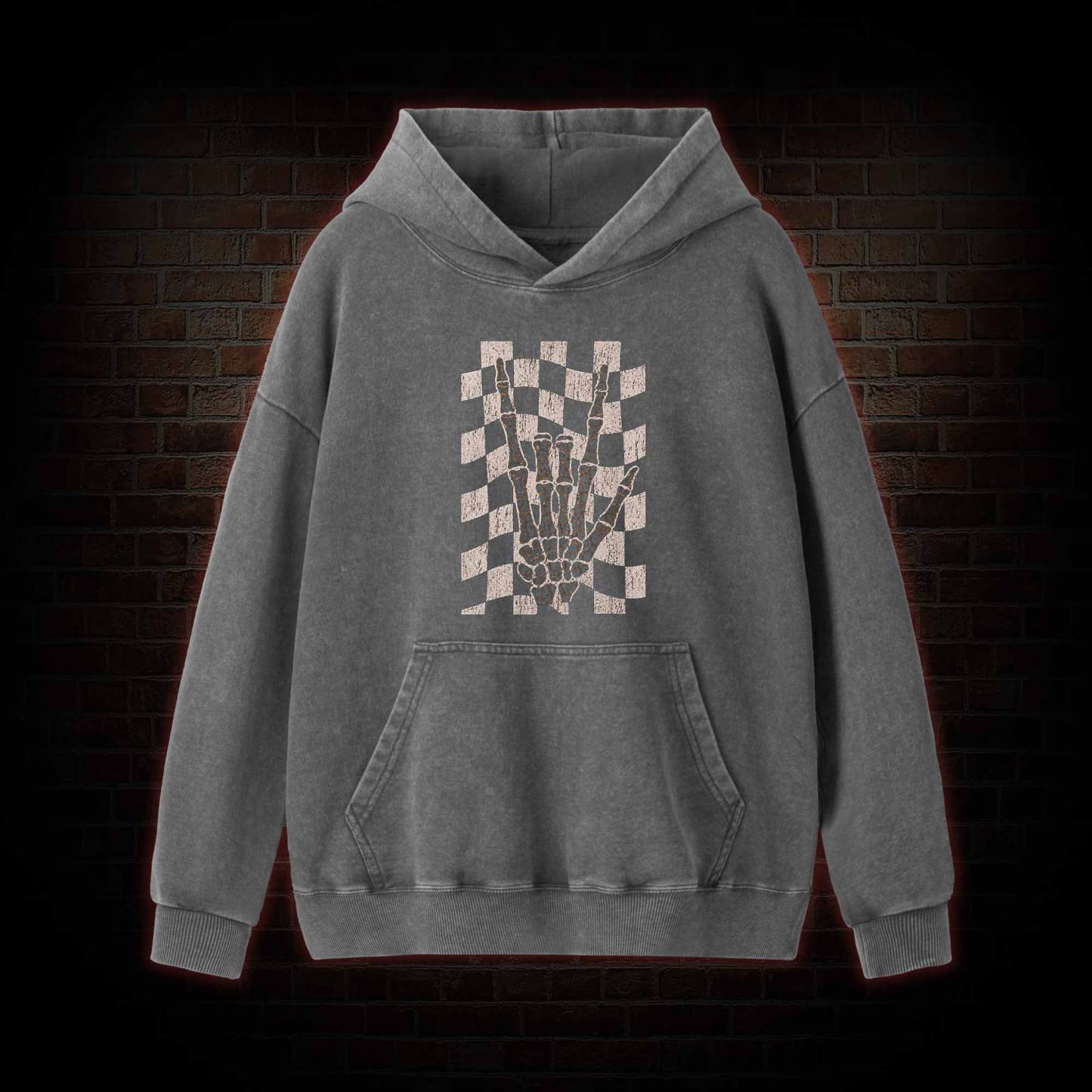 Skeleton Hand Washed Hoodie