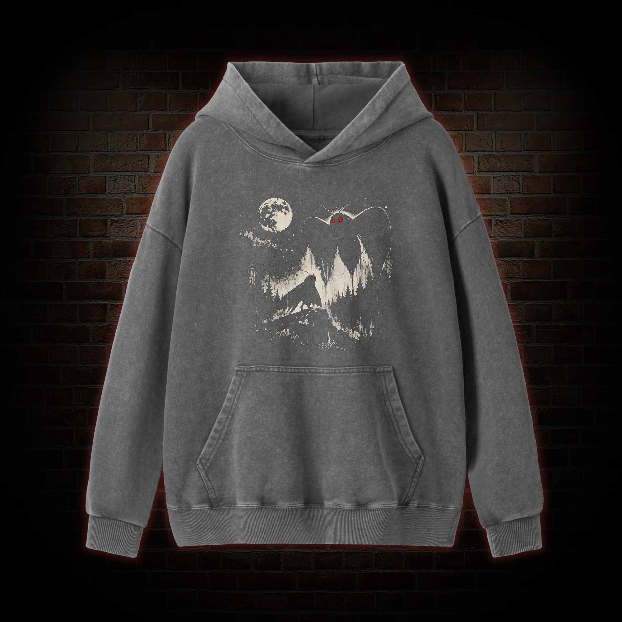 Mothman  Washed Hoodie