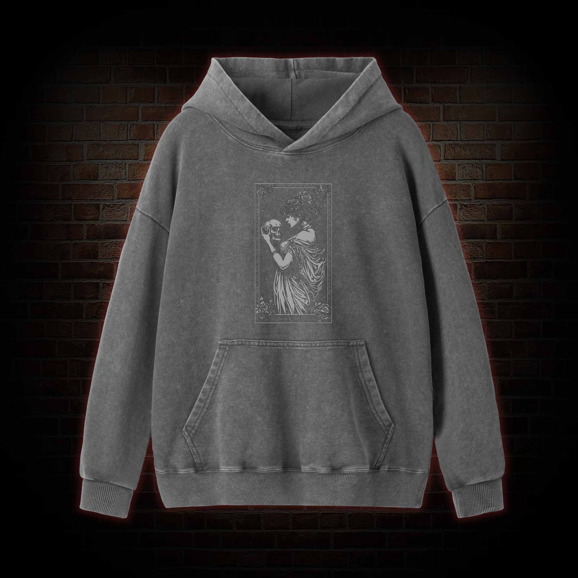 Kiss of Death Sweatshirt Washed Hoodie