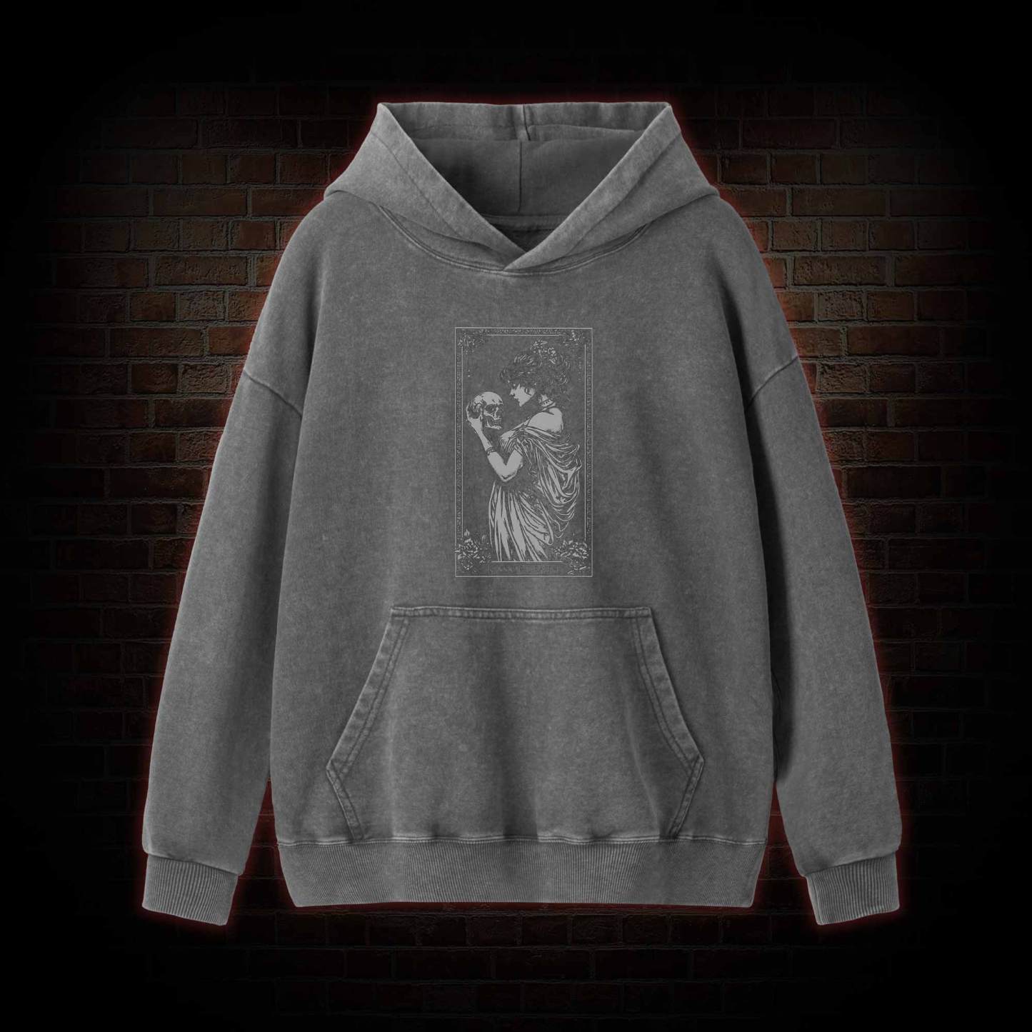Kiss of Death Sweatshirt Washed Hoodie