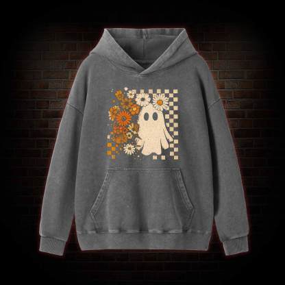 Groovy Ghost Washed Hoodie