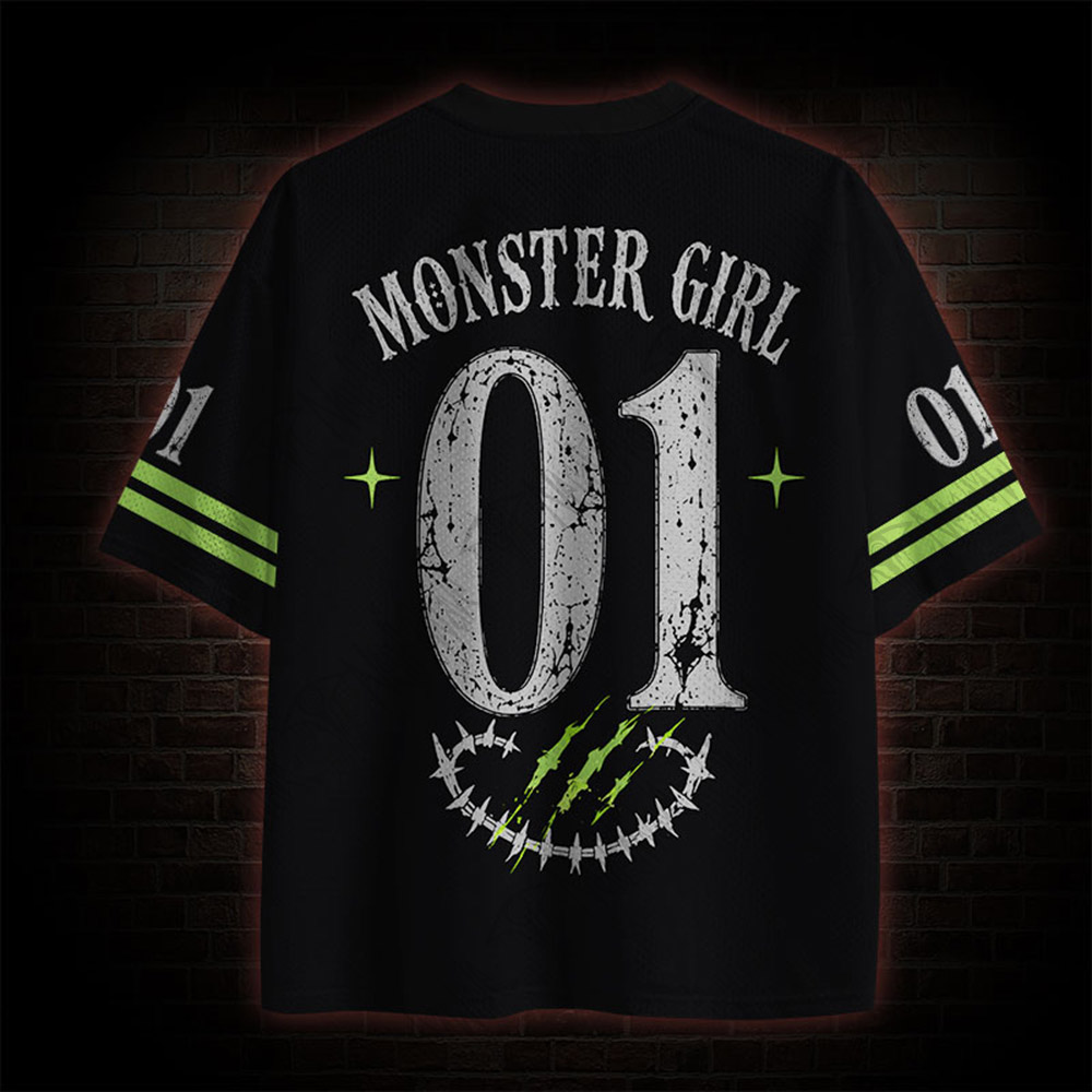 Cute Creepy Chaotic Mesh Jersey