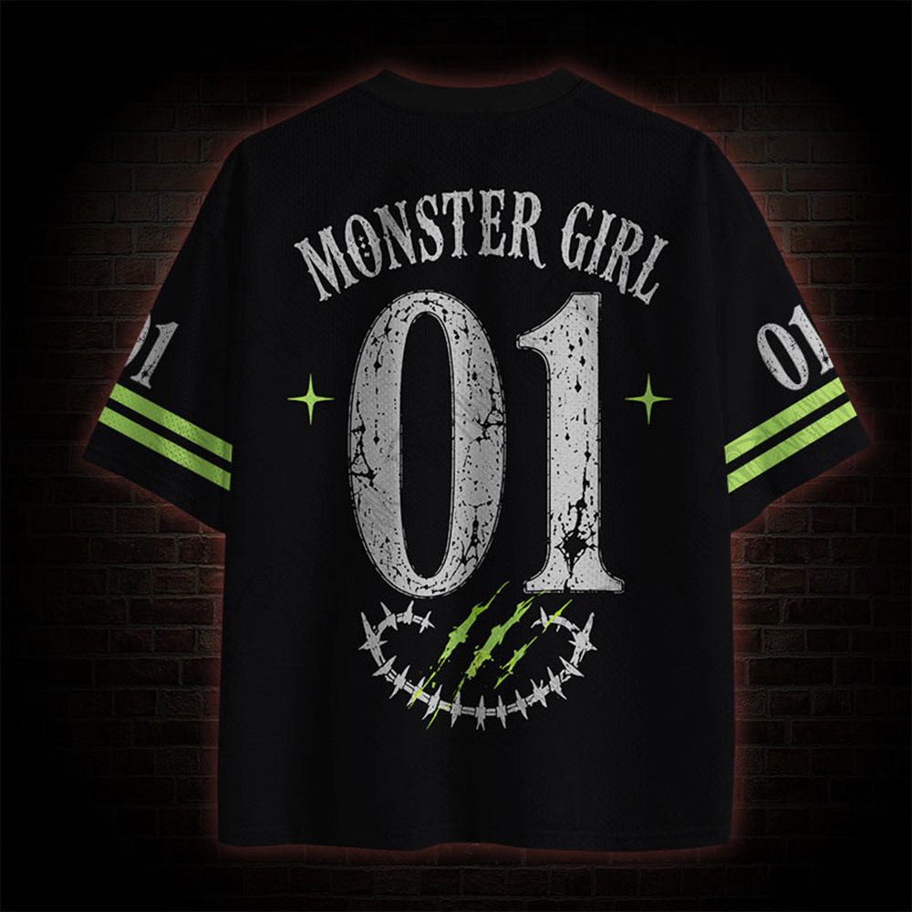 Cute Creepy Chaotic Mesh Jersey