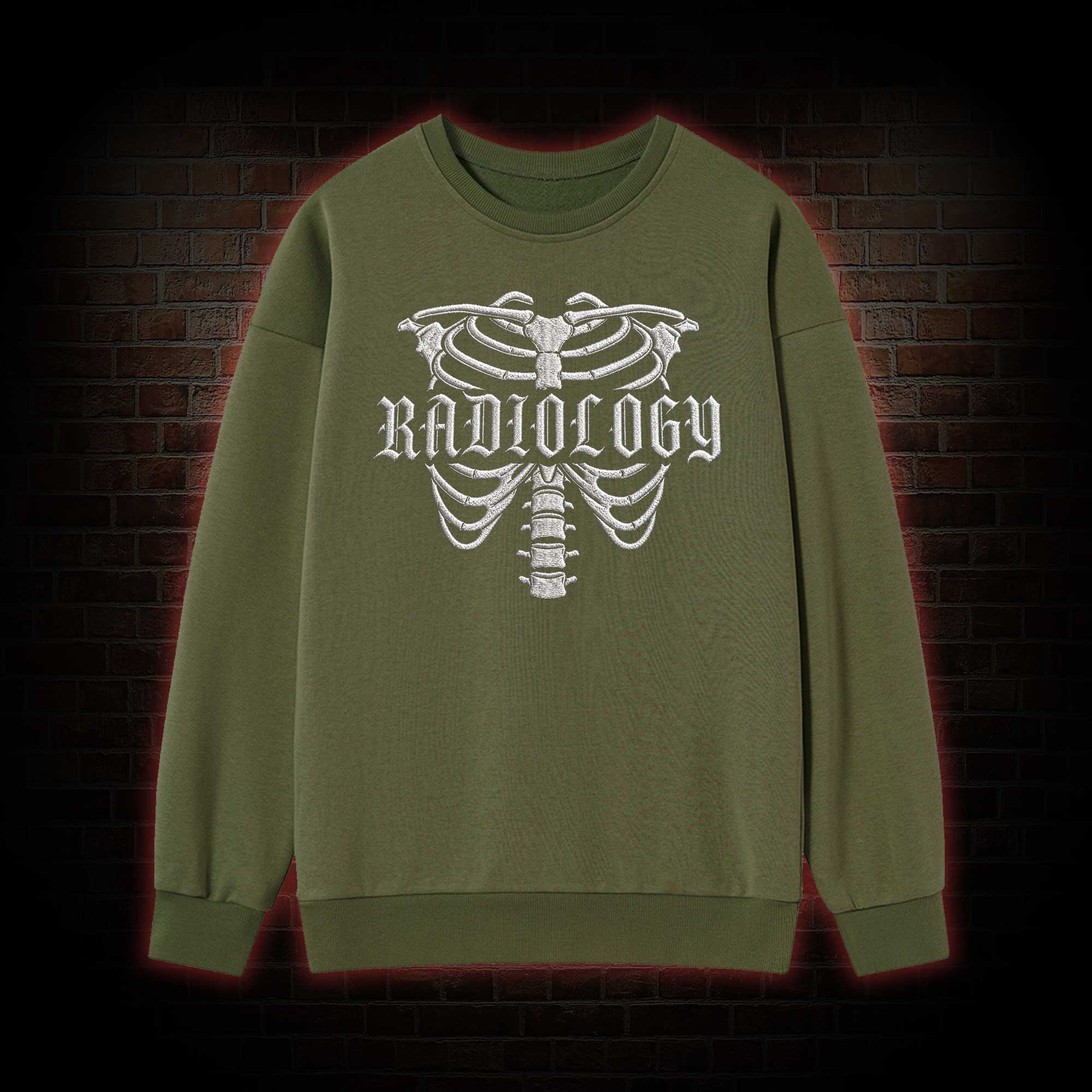 Radiology Embroidered Sweatshirt