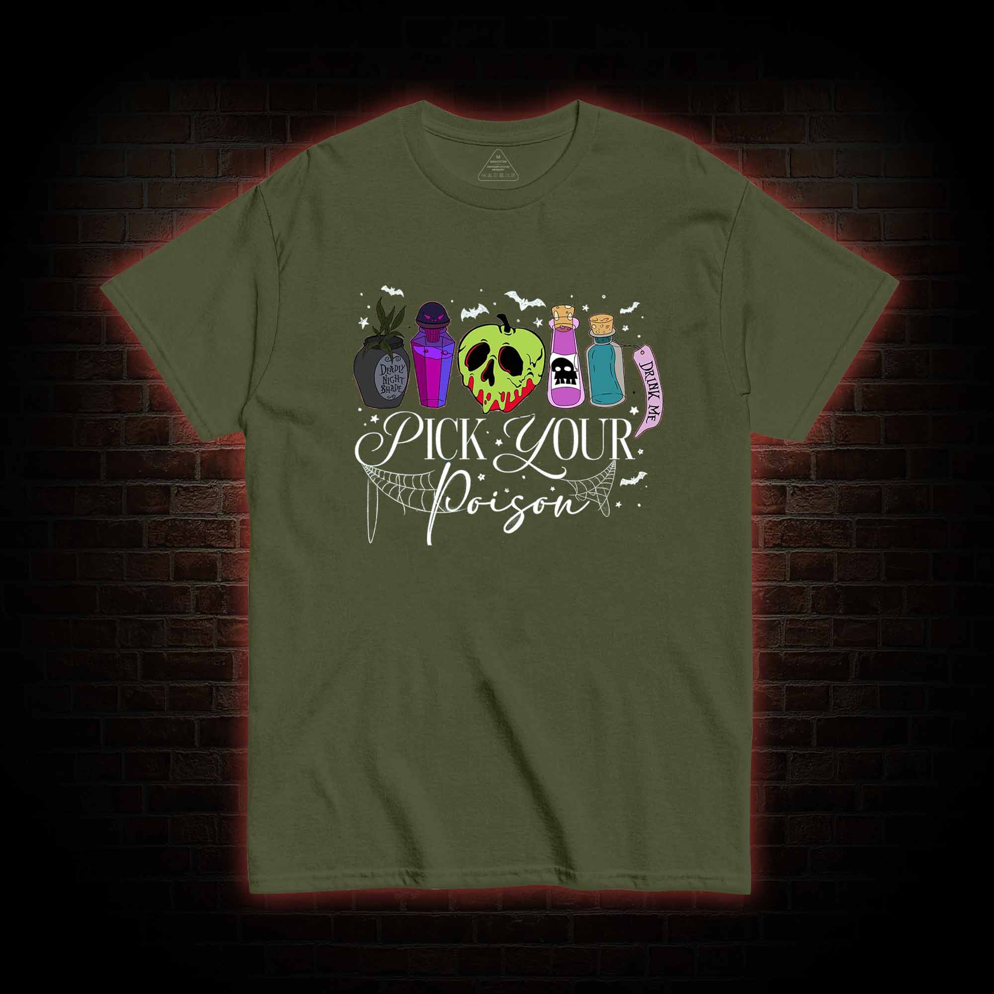 Pick Your Poison Halloween T-shirt