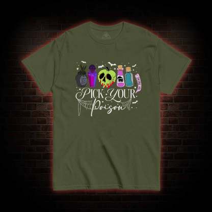 Pick Your Poison Halloween T-shirt