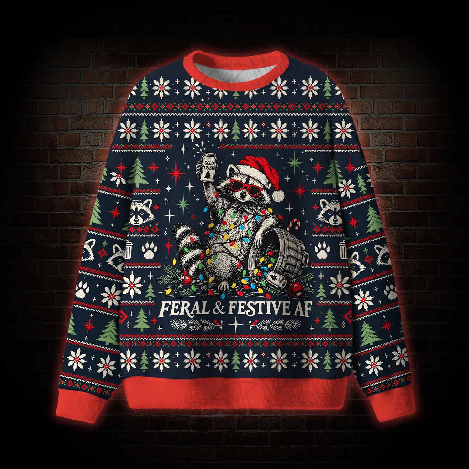 Feral & Festive AF Ugly Sweatshirts