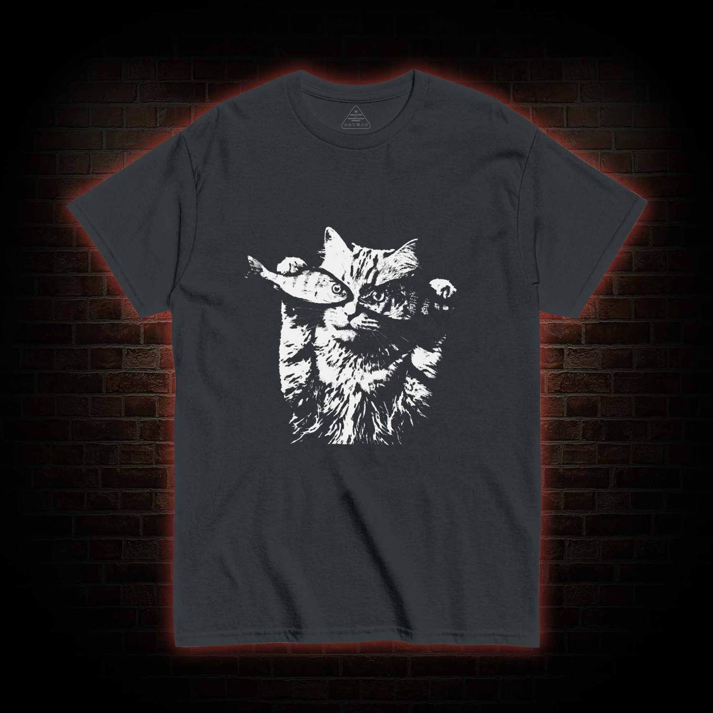 Fish Eye Cat T-shirt