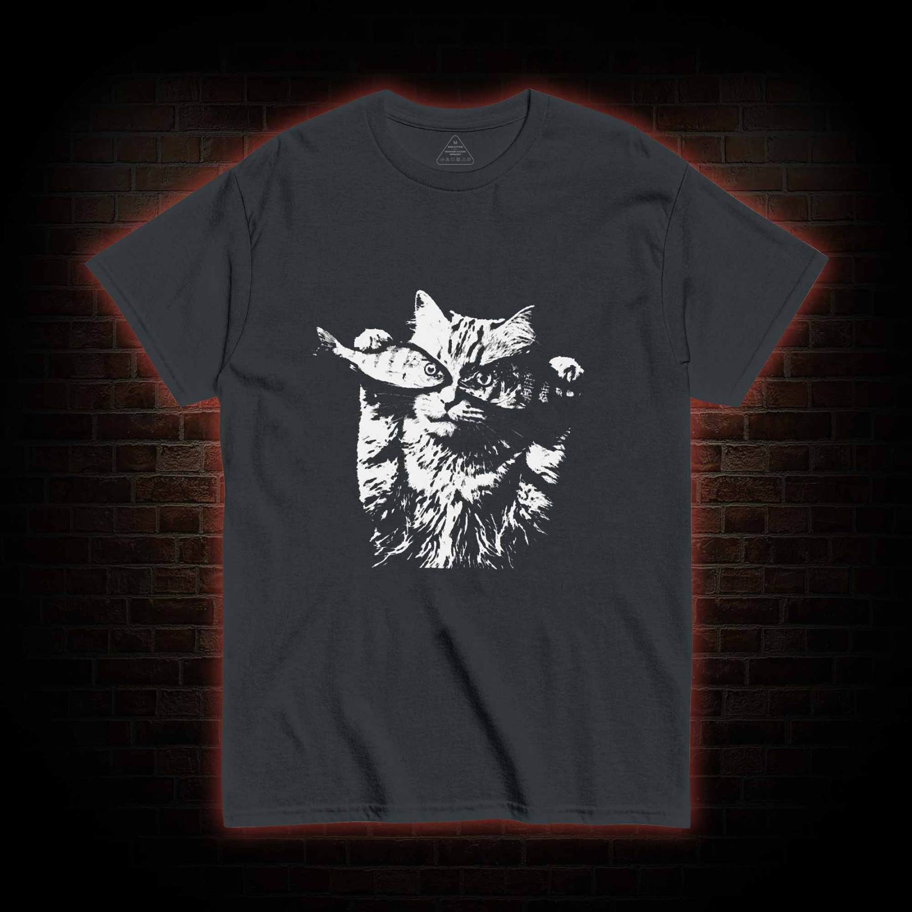 Fish Eye Cat T-shirt