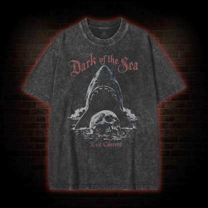 Dark of The Sea Washed T-shirt