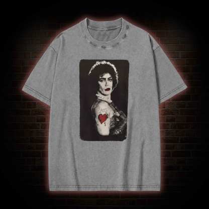 Vintage Boss Heart Tattoo Washed T-shirt
