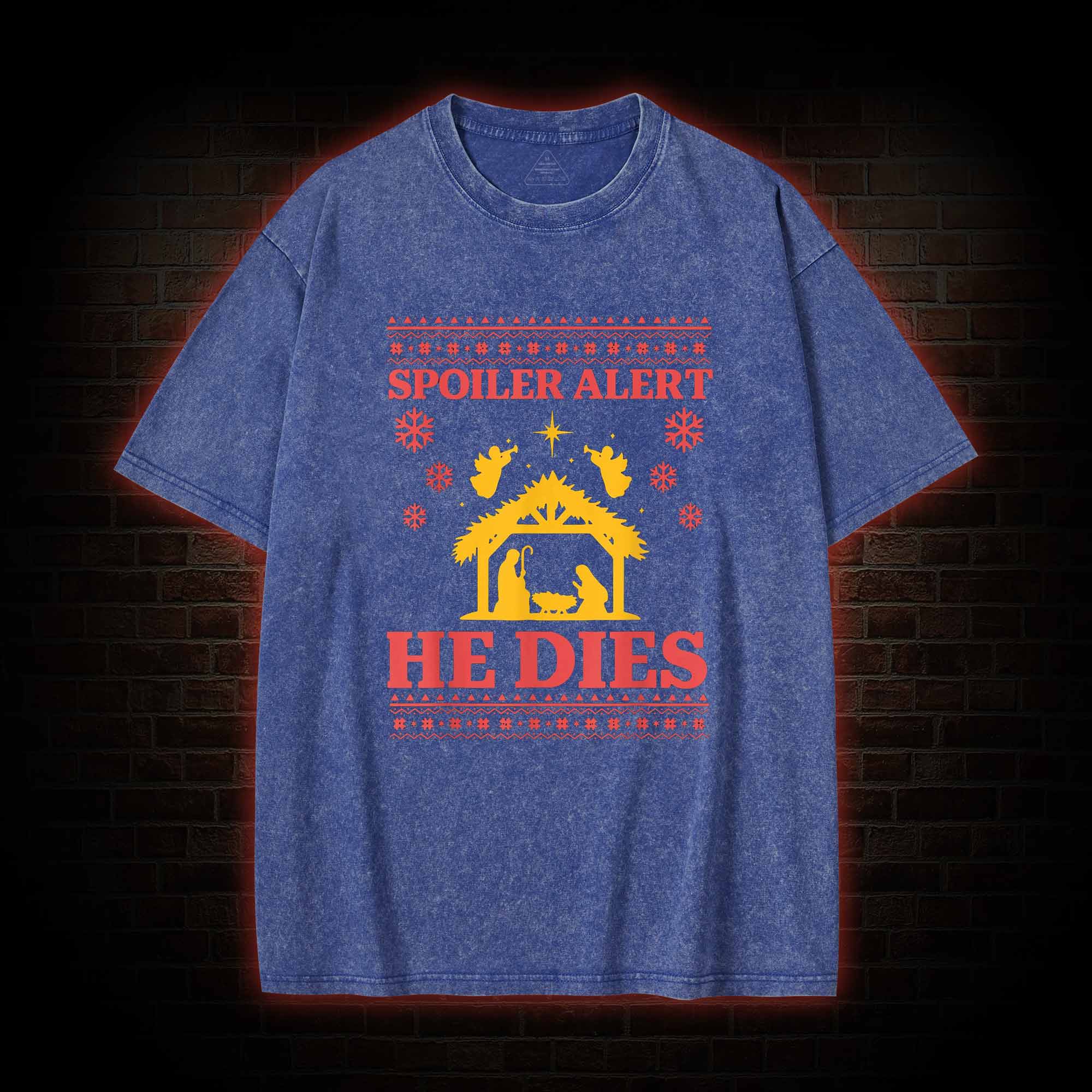Spoiler Alert He Dies Washed T-shirt