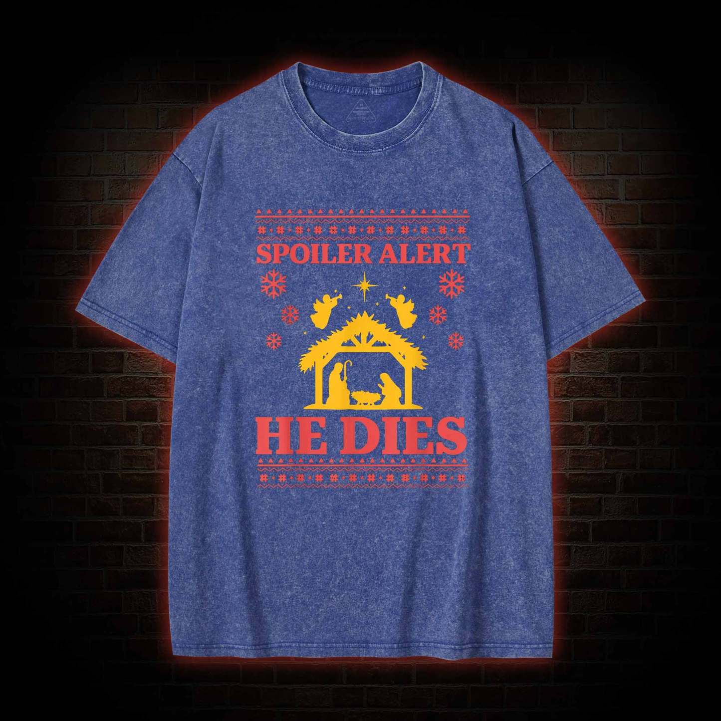 Spoiler Alert He Dies Washed T-shirt