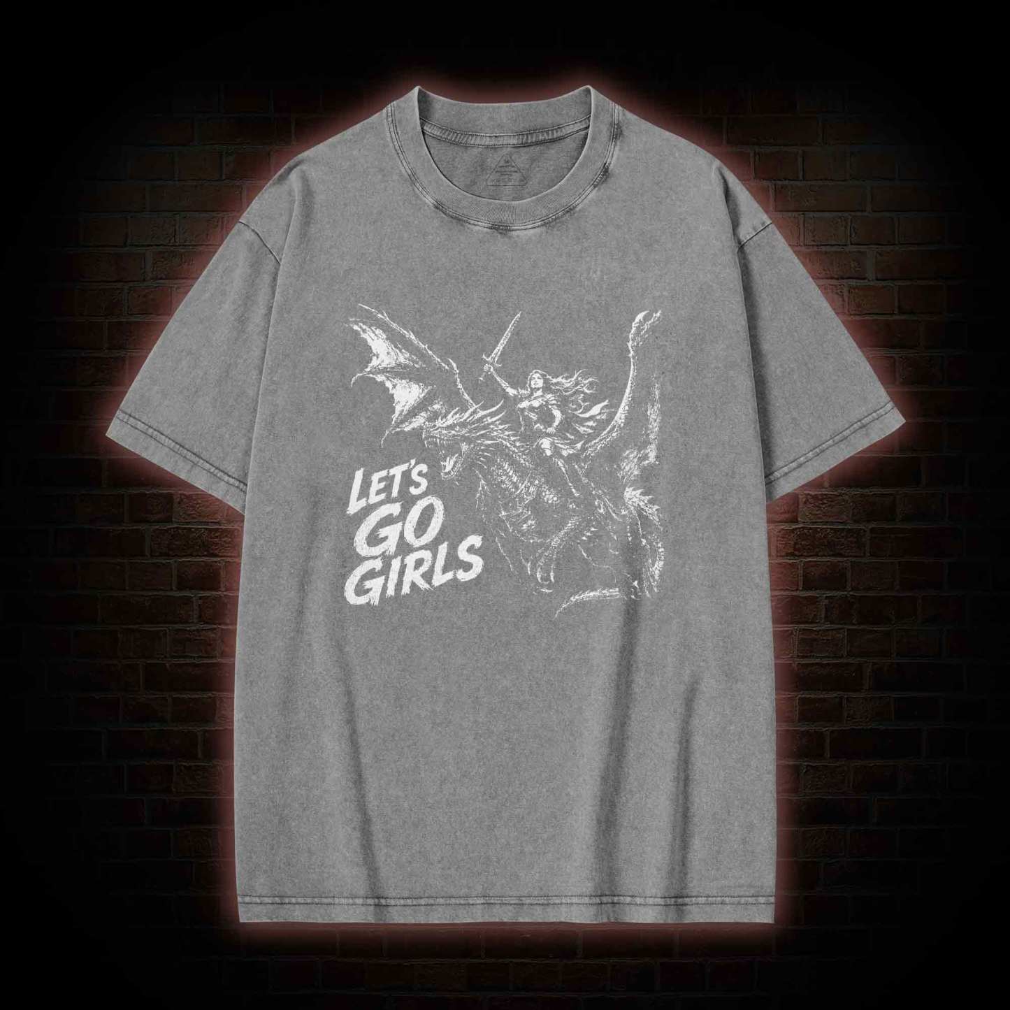 Let's Go Girls Washed T-shirt