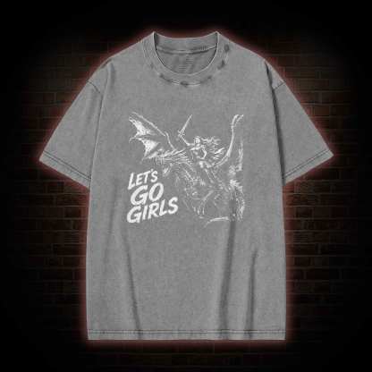 Let's Go Girls Washed T-shirt