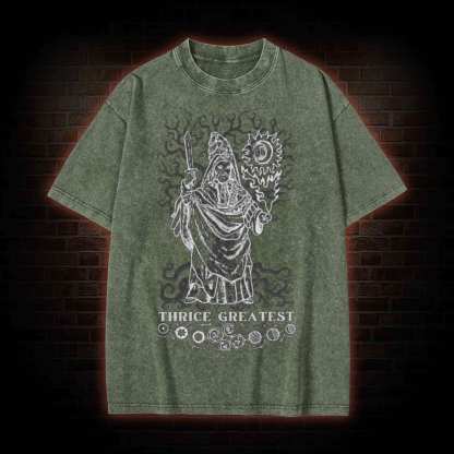 Esoteric Hermetic Occult Washed T-shirt