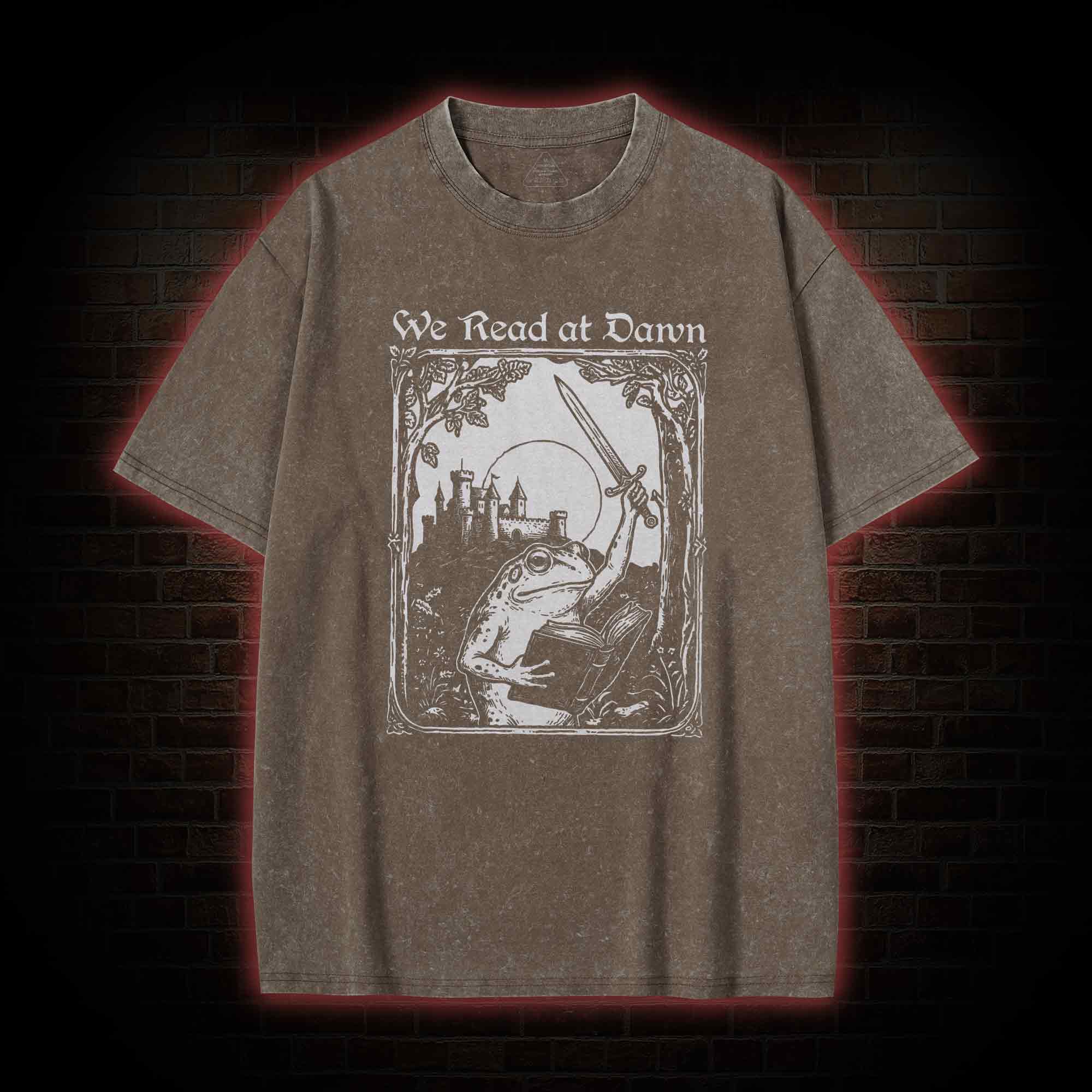 We Read at Dawn Washed T-shirt