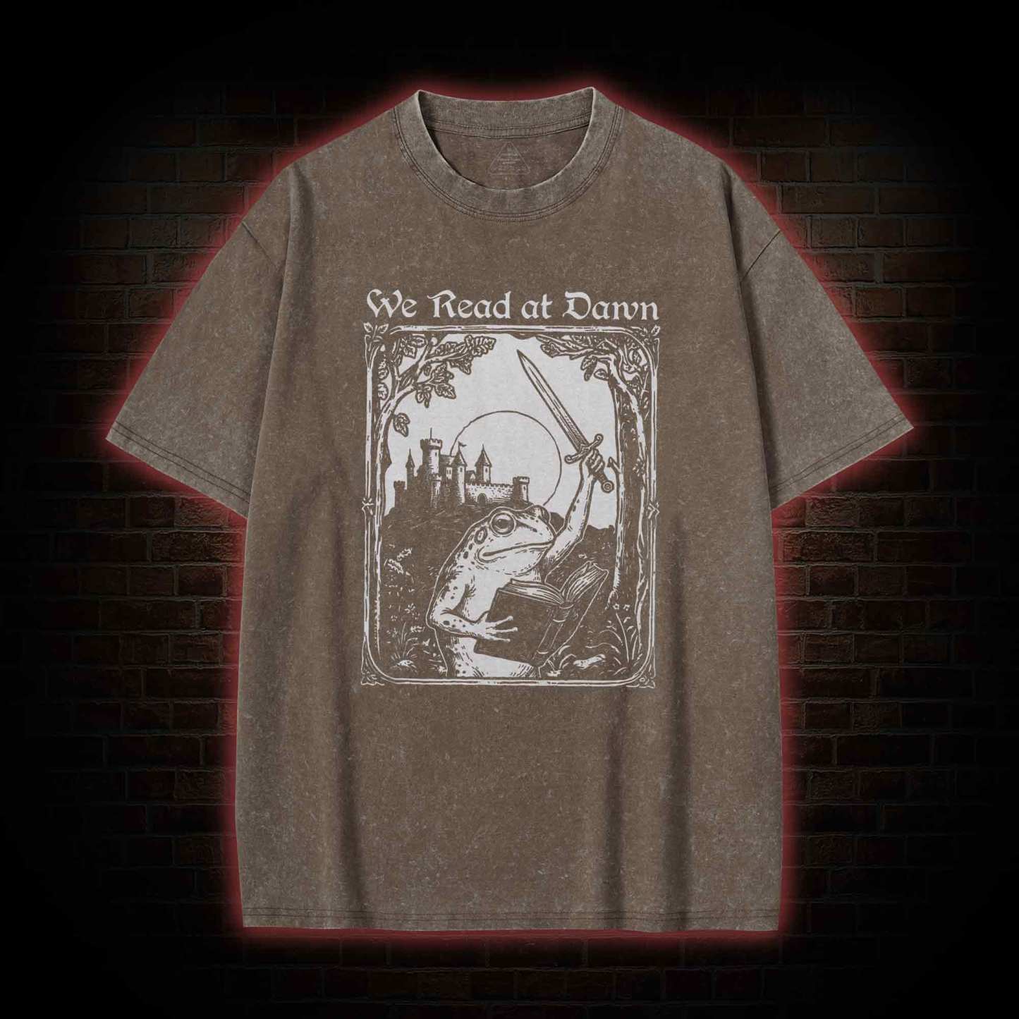 We Read at Dawn Washed T-shirt
