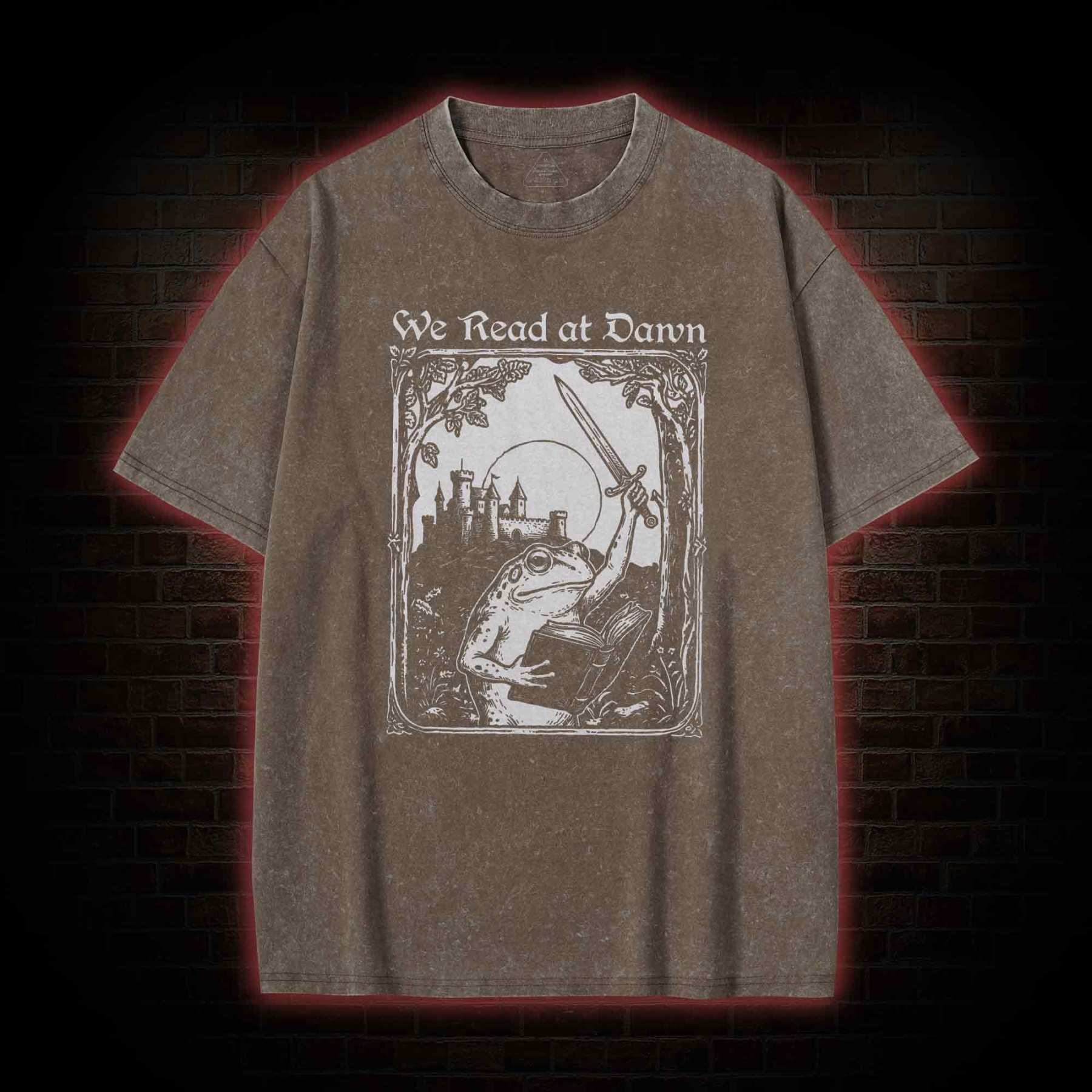 We Read at Dawn Washed T-shirt