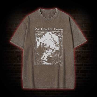 We Read at Dawn Washed T-shirt