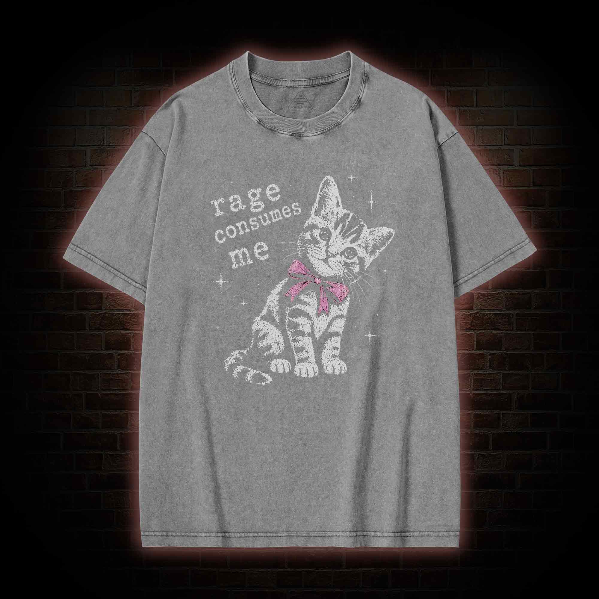Rage Consumes Me Washed T-shirt