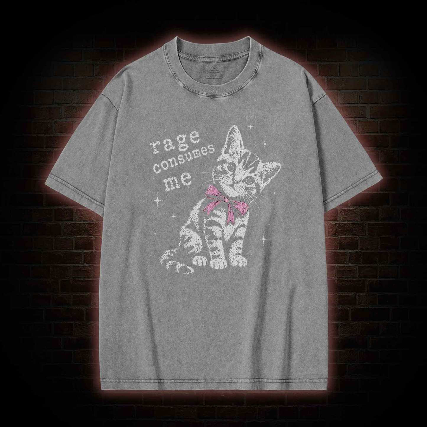 Rage Consumes Me Washed T-shirt