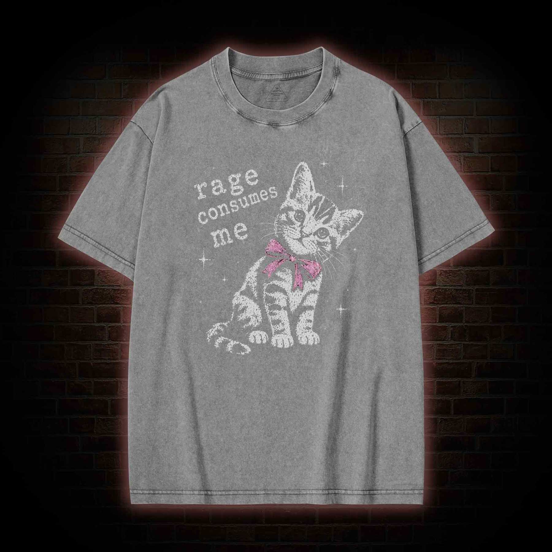 Rage Consumes Me Washed T-shirt