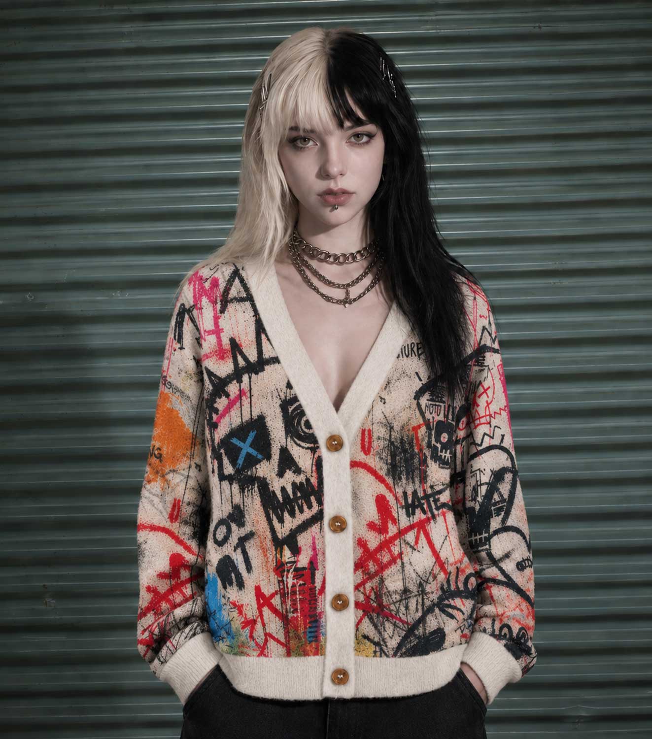 Vandalized Soul Cardigan Sweater