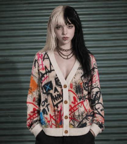 Vandalized Soul Cardigan Sweater