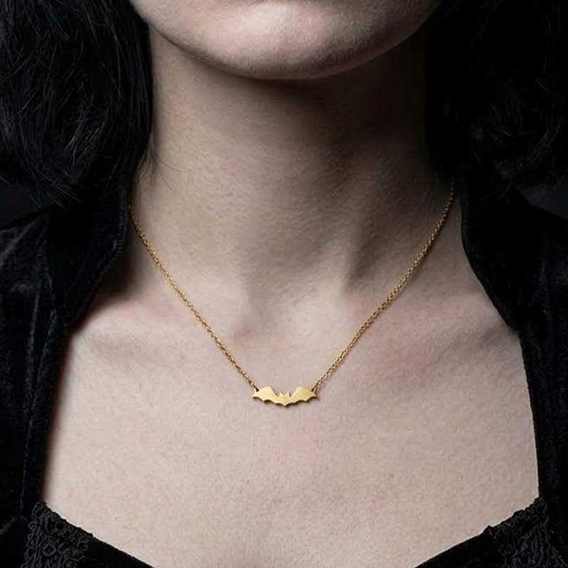 Midnight Bat Necklace