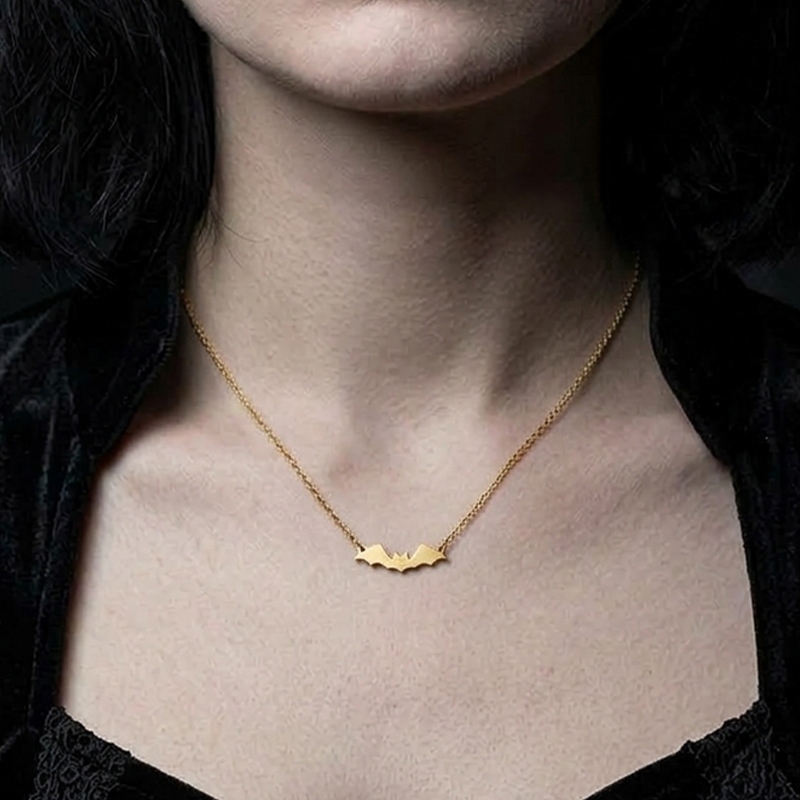 Midnight Bat Necklace