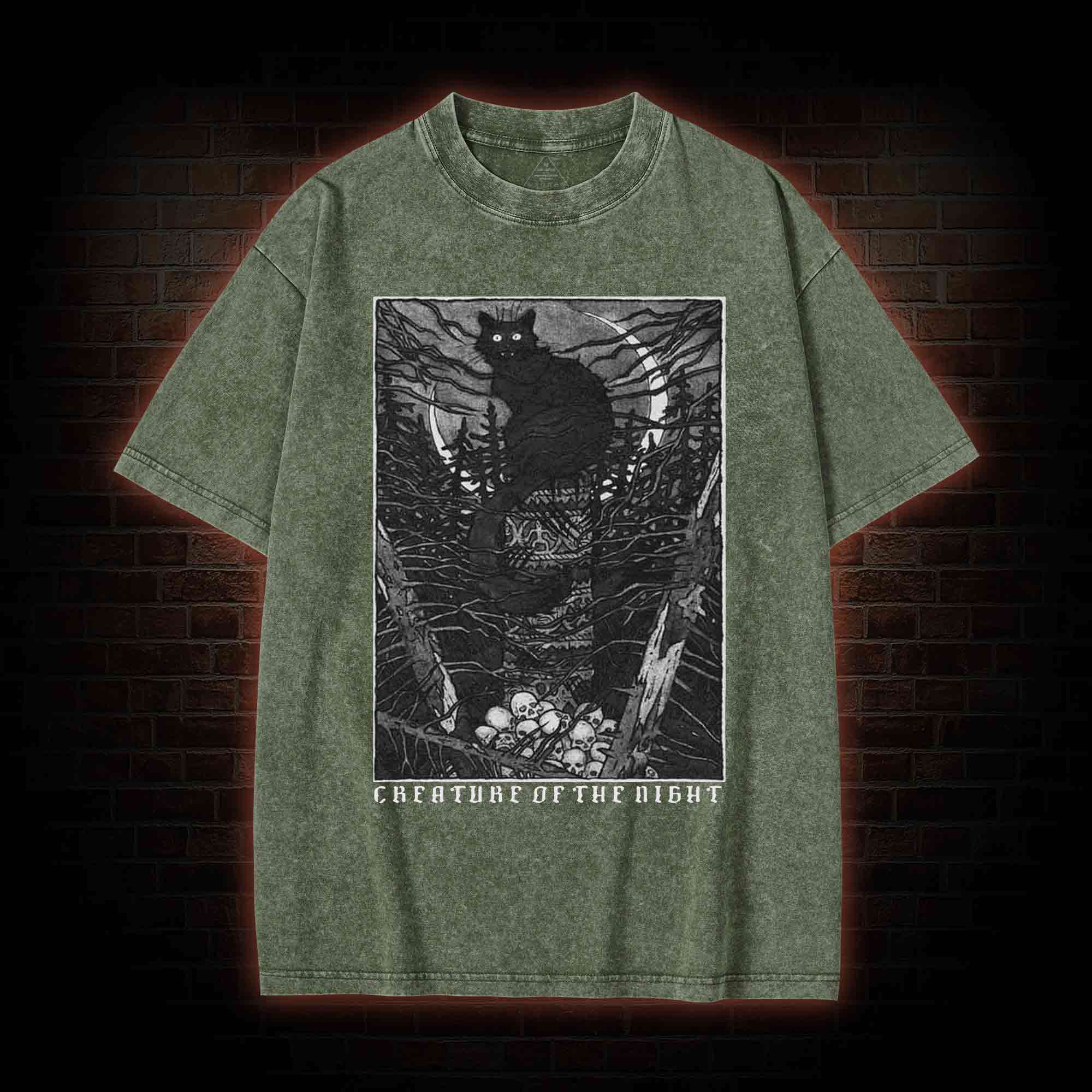 Creature of the Night Washed T-shirt
