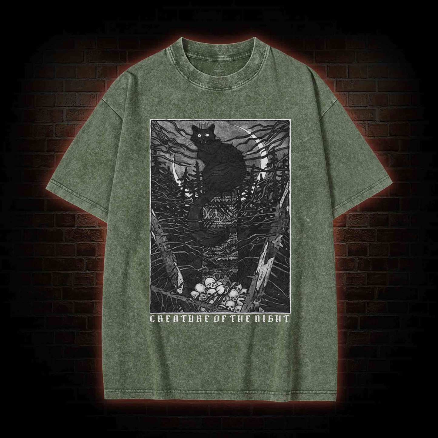 Creature of the Night Washed T-shirt