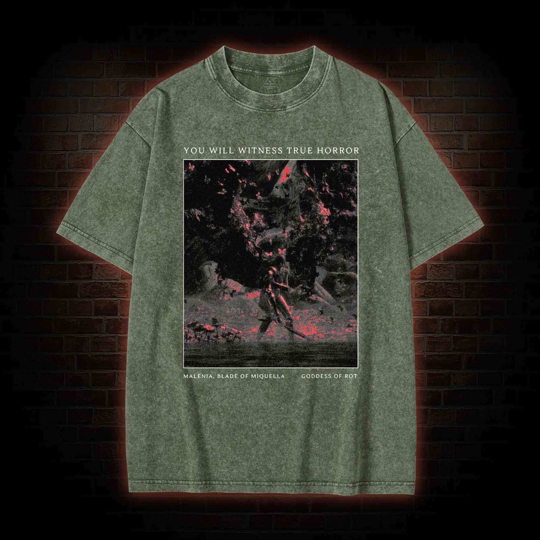 You Will Witness True Horror Washed T-shirt