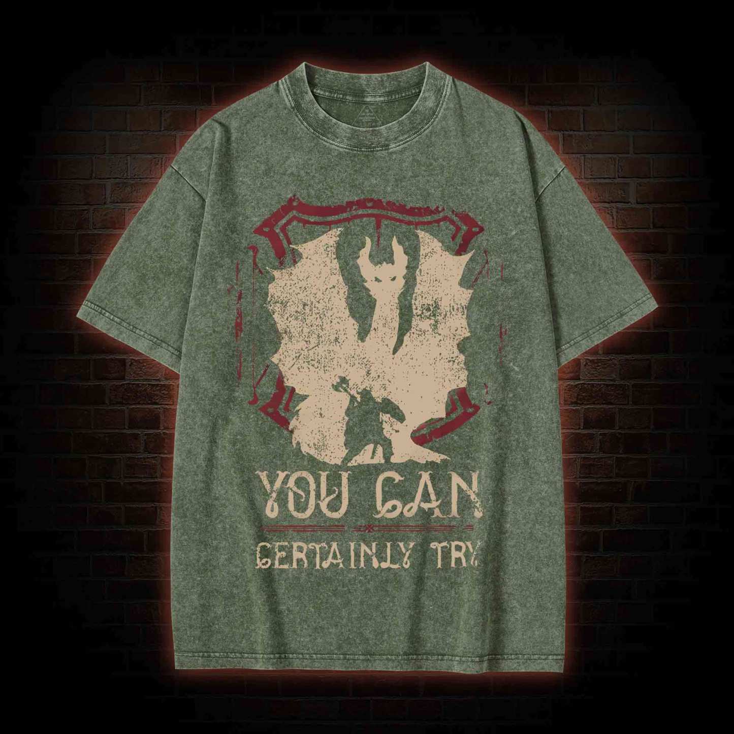 You Can Certainly Try Washed T-shirt